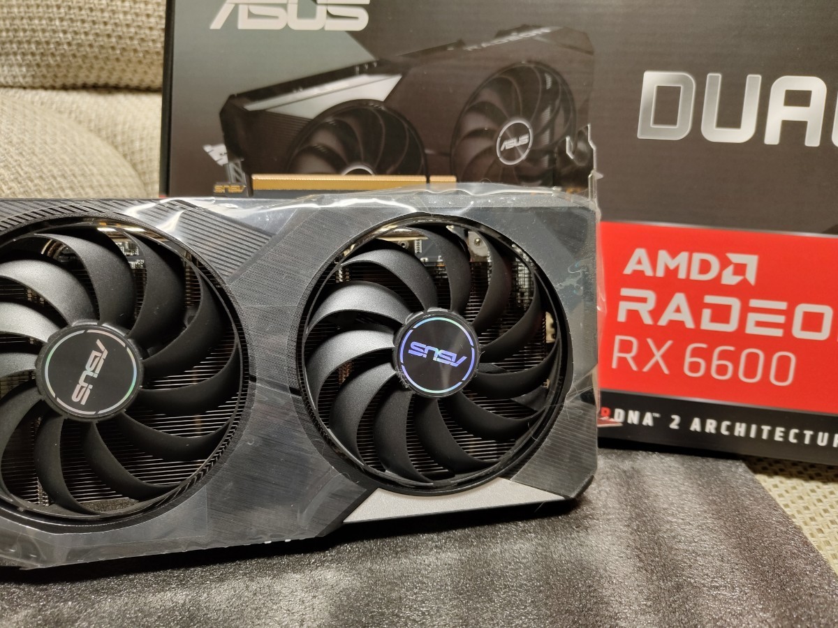 送料無料 ASUS DUAL Radeon RX6600 8G PCIExp 8GB 即決有り 【公式通販】
