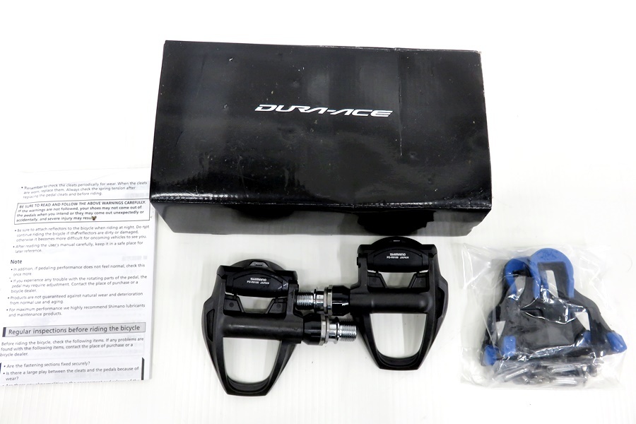 ★★[未使用保管品] シマノ SHIMANO デュラエース DURA-ACE ビンディングペダル PD-R9100 ブラック クリートセット