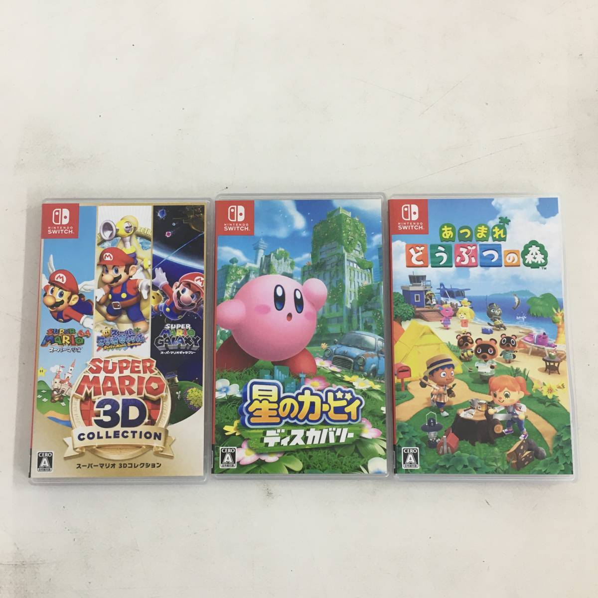 5630】[1円～] スイッチソフト 3点セット（ ゼルダの伝説 ポケモン