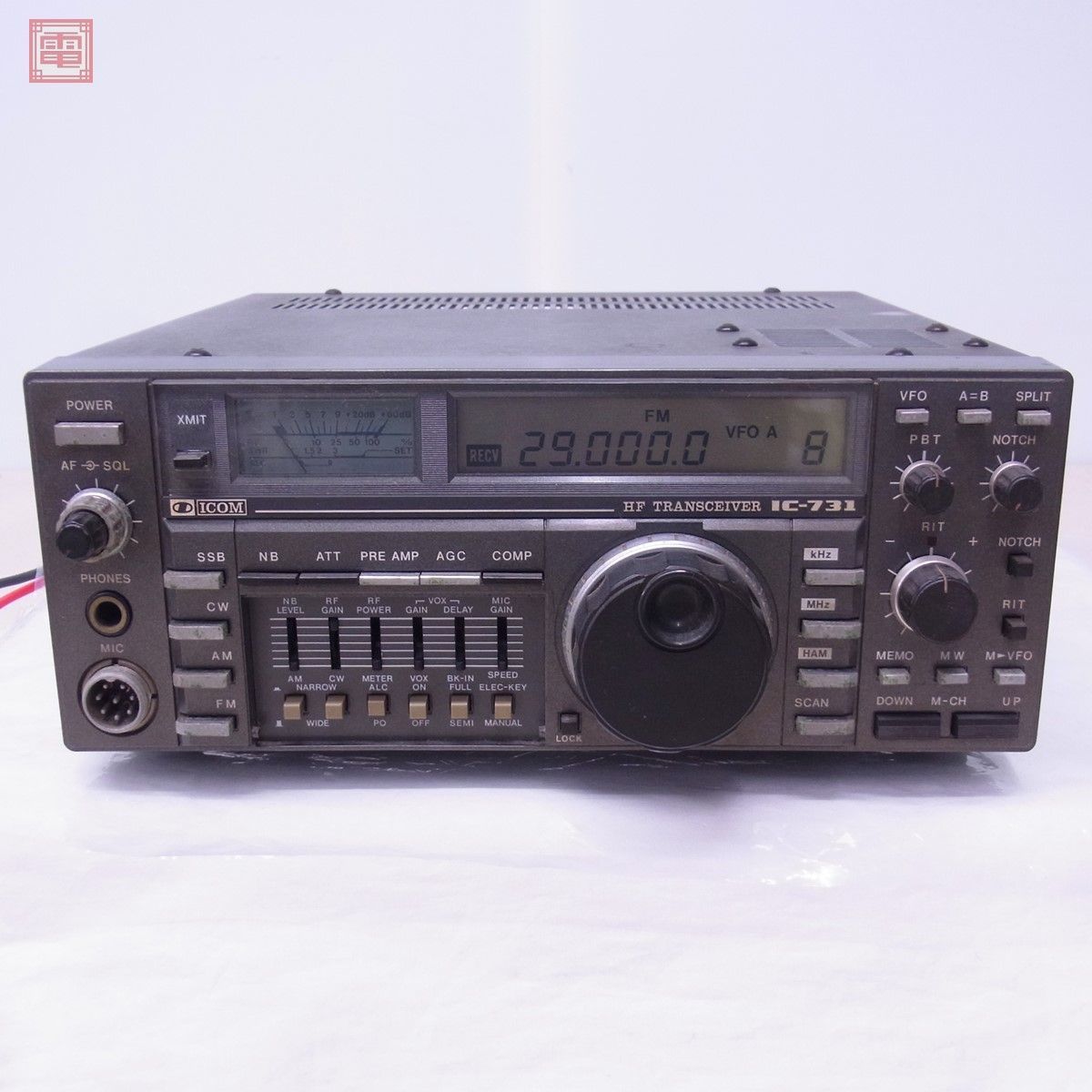最終値下げIcom アイコム IC-731 無線機 現状品　HFトランシーバー ICOM - アイコム Yahoo!オークション IC-731 AM IC-731・HF帯100W・SSB