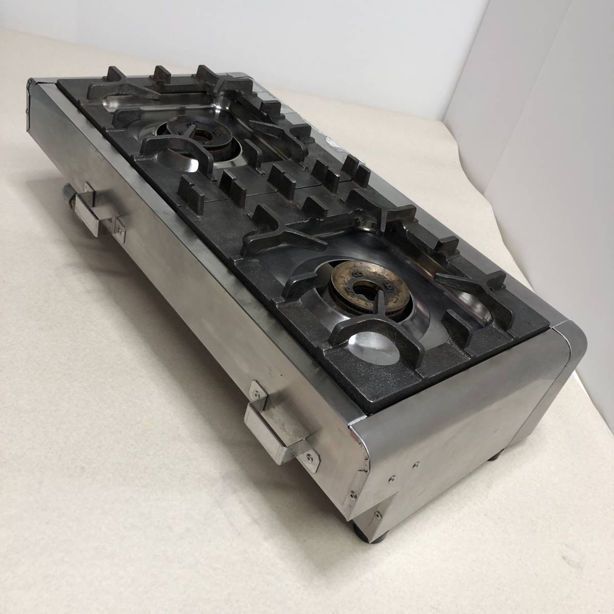 マルゼン 業務用 卓上 二口コンロ LPガス M-822E プロパンガス 卓上 