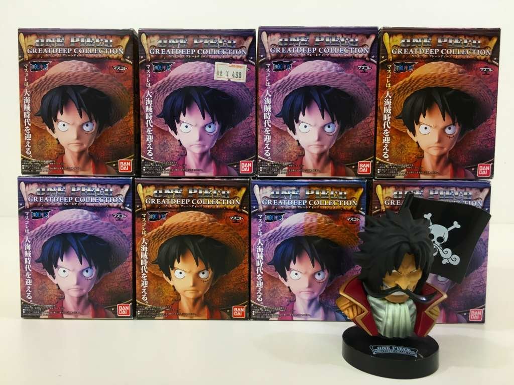 BANDAI マスコレ ワンピース グレートディープコレクション 8点 シークレット セット フィギュア ONE PIECE GREATDEEP COLLECTION 菅64