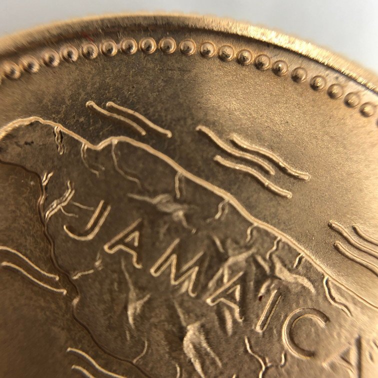 K12 ジャマイカ 独立10周年記念金貨 20ドル 総重量15.7g【BKAH5040