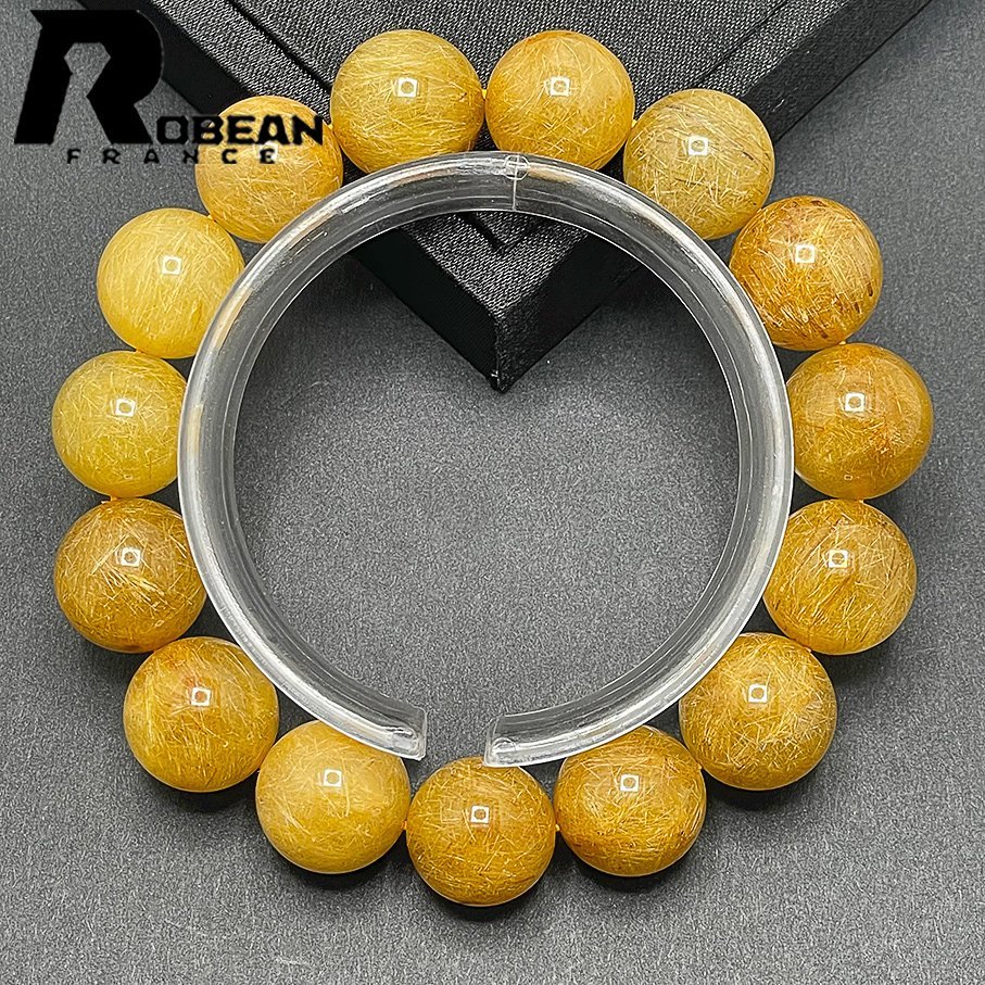 上品 EU製 定価17万円☆ROBEAN・極!極満針ルチルクォーツ