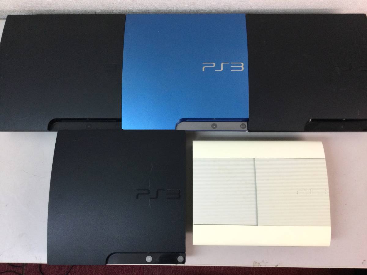 SONY PlayStation3 PS3 本体 薄型 ソフト読込確認済み CECH-3000B×2 / CECH-3000A/ CECH-2100A/ CECH-4000B 5台 まとめ