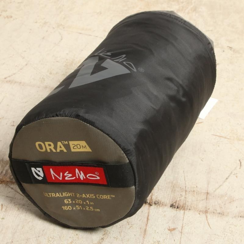 アウトドア寝具 NEMO ORA 20M ◇美品◇NEMO ニーモ ORA 20M【160×51×2.5cm】オーラマット