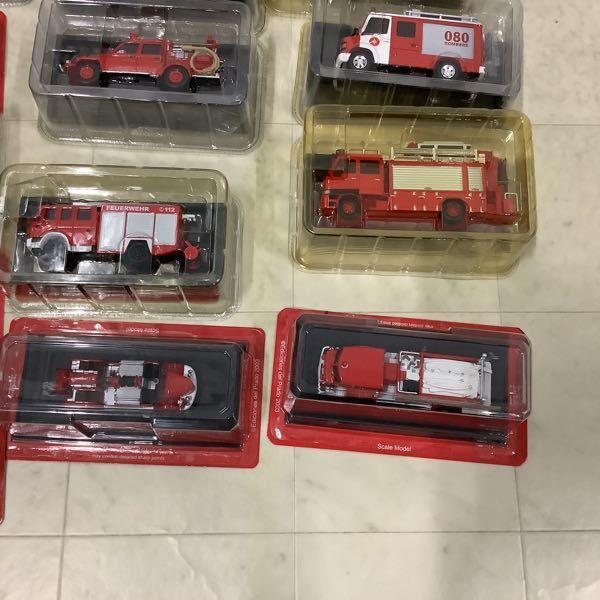 世界の消防車　ミニカー 週間デル・プラド製　トミカ　ホットウィール 世界の消防車 ミニカー 週間デル・プラド製 トミカ ホットウィール