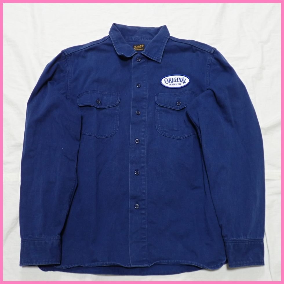 美品 TENDERLOIN SWING TOP PIQUE MSK L BLACK テンダーロイン