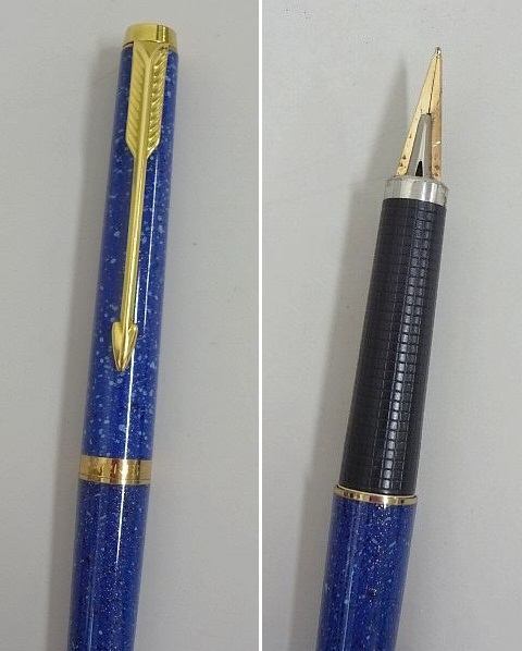 PARKER パーカー 万年筆 デュオフォールド ラピスブルー