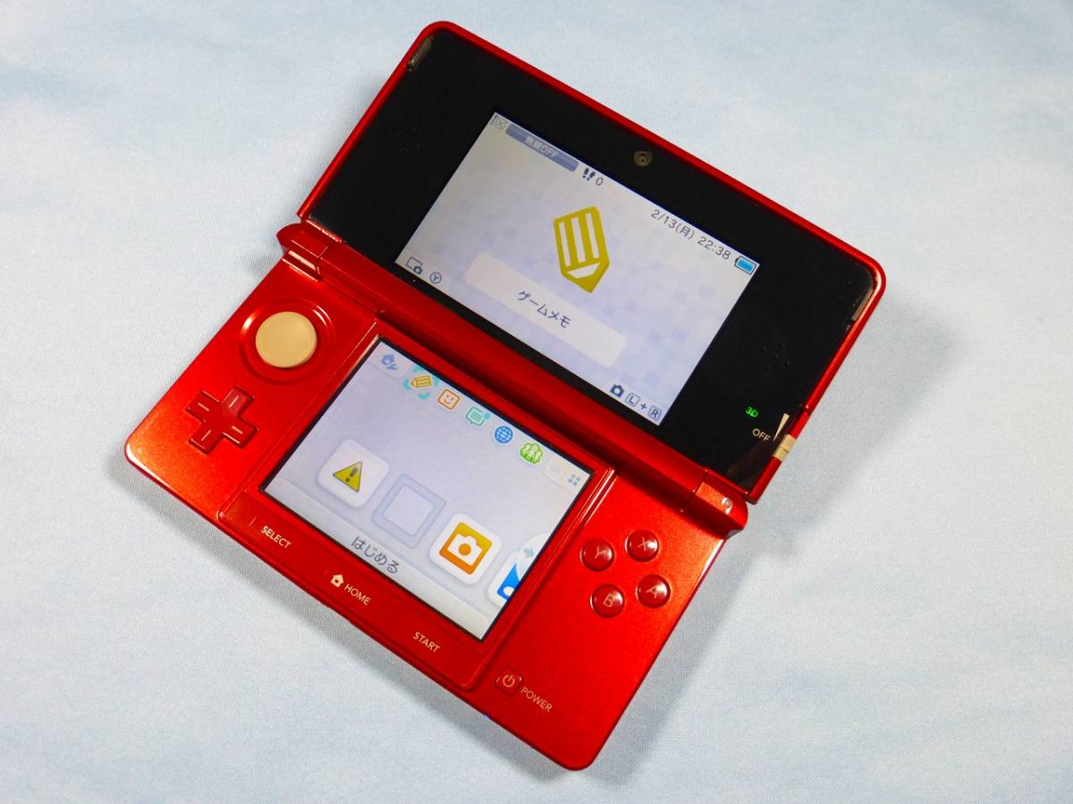 ニンテンドー3DS メタリックレッド