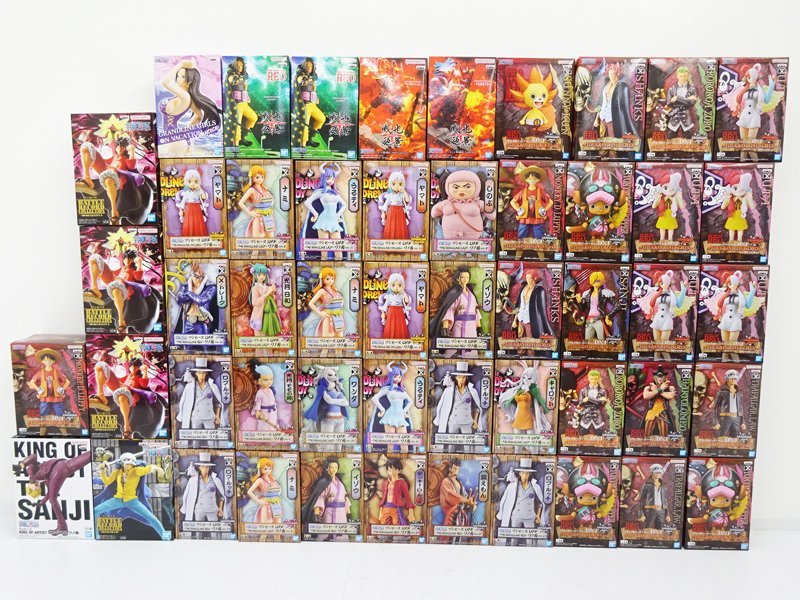 ワンピース フィギュア まとめ売り - ルフィ プライズ かぶりなし52種