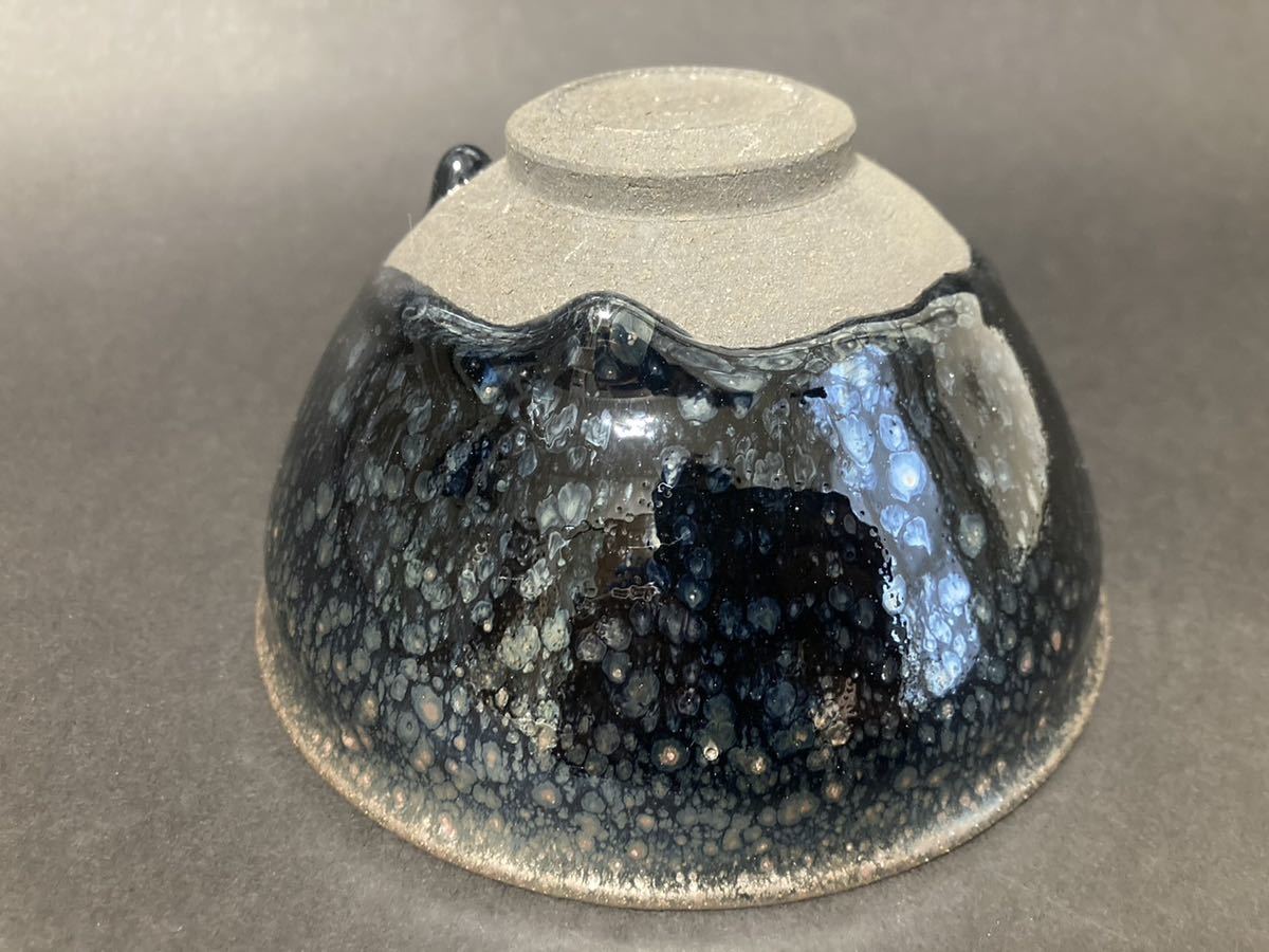 建窯 宋時代 古玩 天目茶碗 中国美術 茶碗 油滴天目茶碗 萬藏