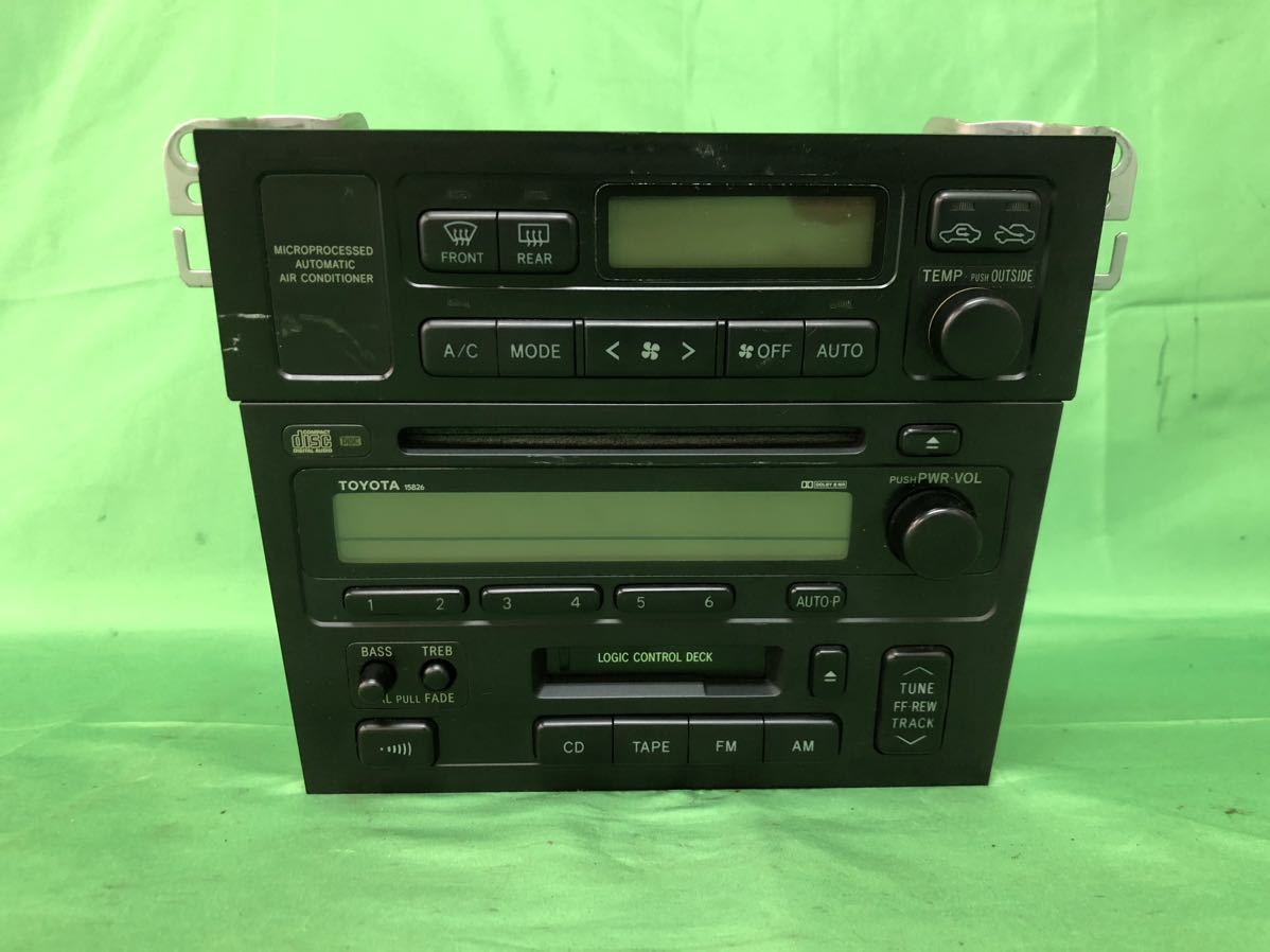 KK194 中古 トヨタ クラウン JZS151 平成8年6月 エアコンスイッチ 操作