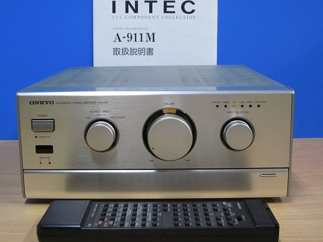ONKYO☆良品 メンテ済 動作良好☆高音質 プリメインアンプ☆リモコン