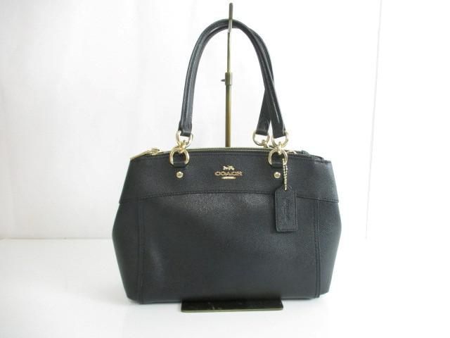 良品 コーチ COACH ショルダーバッグ ハンドバッグ 2WAY F25395 黒 