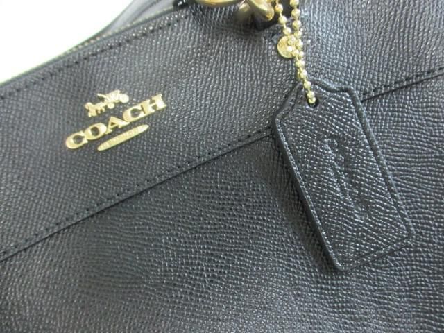 良品 コーチ COACH ショルダーバッグ ハンドバッグ 2WAY F25395 黒 