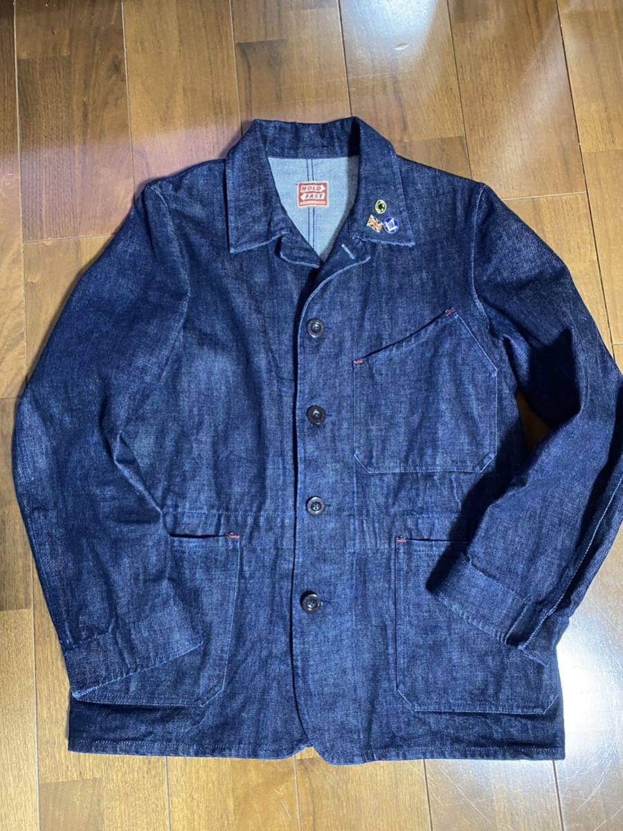 HOLD FAST ホールドファースト　デニム デニムカバーオール ジャケット USED サンプル　美品