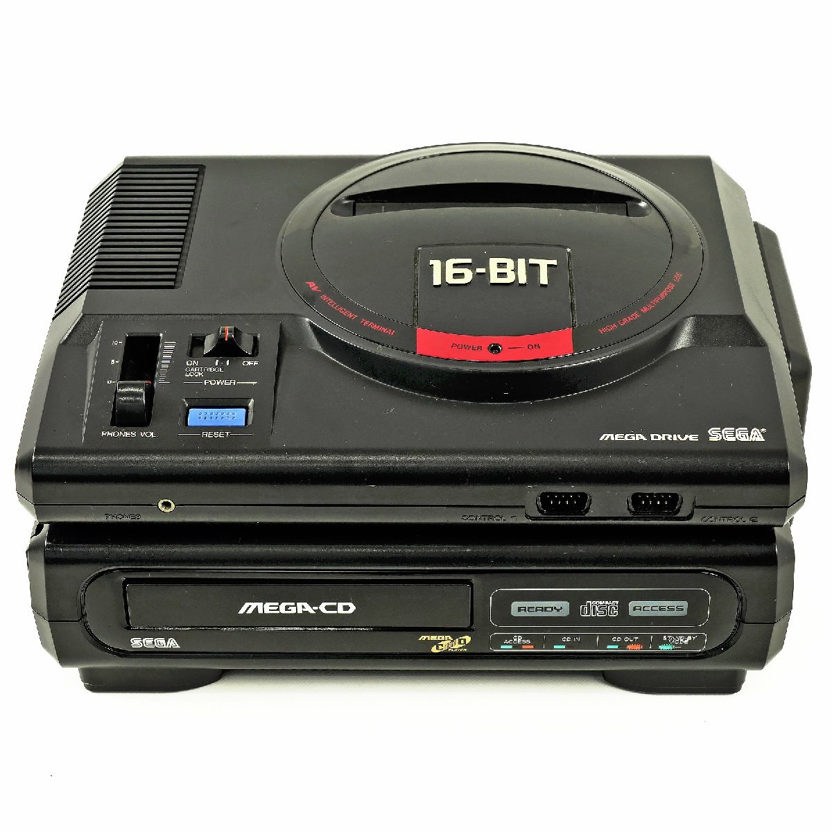 箱付き】【ジャンク】メガCD本体（HAA-2910） メガCD megaCD 入手困難