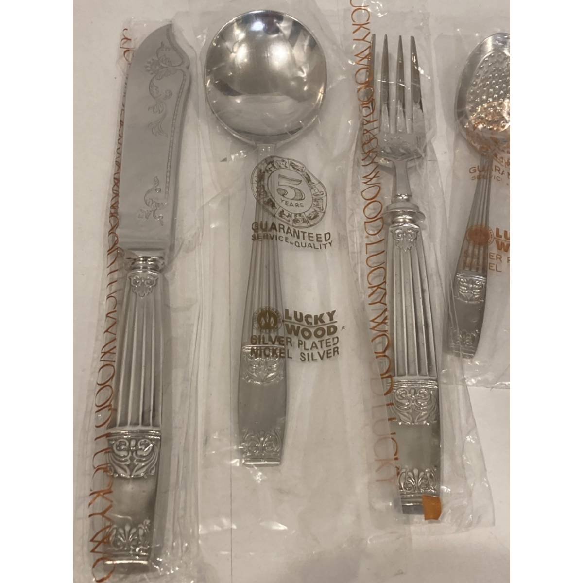 ラッキーウッド カトラリー SILVER950 スプーン 5本セット 【公式通販