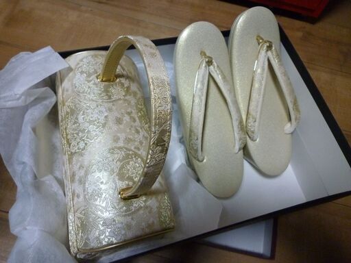 和装小物　草履とバックのセット美品