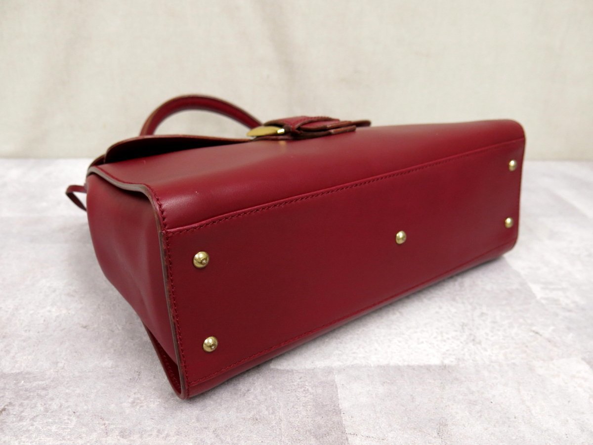 カーフ レザー ○超美品○GUCCI グッチ GUCCI オールド ロゴ型