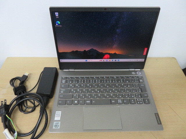 12K004◎Lenovo ThinkBooK 13s-IML/第10世代 Core i5-10210U/8GB/SSD 256GB/Win11Pro◎中古