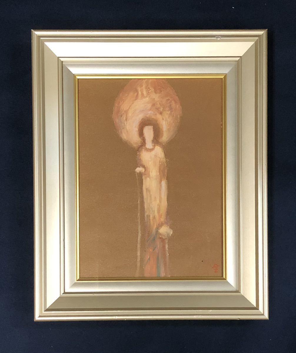 だいぎ］『 百済観音 』全 和鳳 F4 号 作:全和鳳『百済観音』 F4