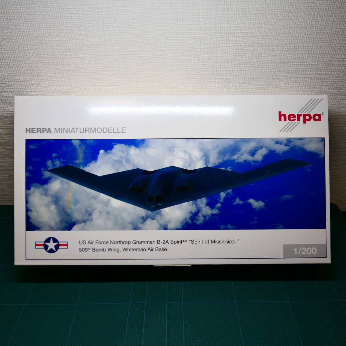 B-2A Spirit ヘルパ Herpa ステルス爆撃機 1⁄200 スピリット アメリカ
