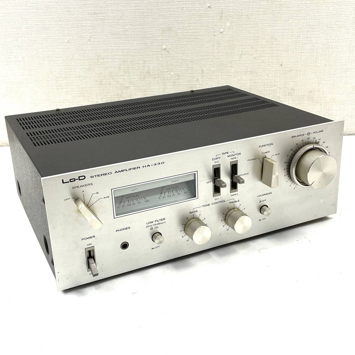 希少・￥39,800・1975年 Lo-D HA-330プリメインアンプ 希少・39 800