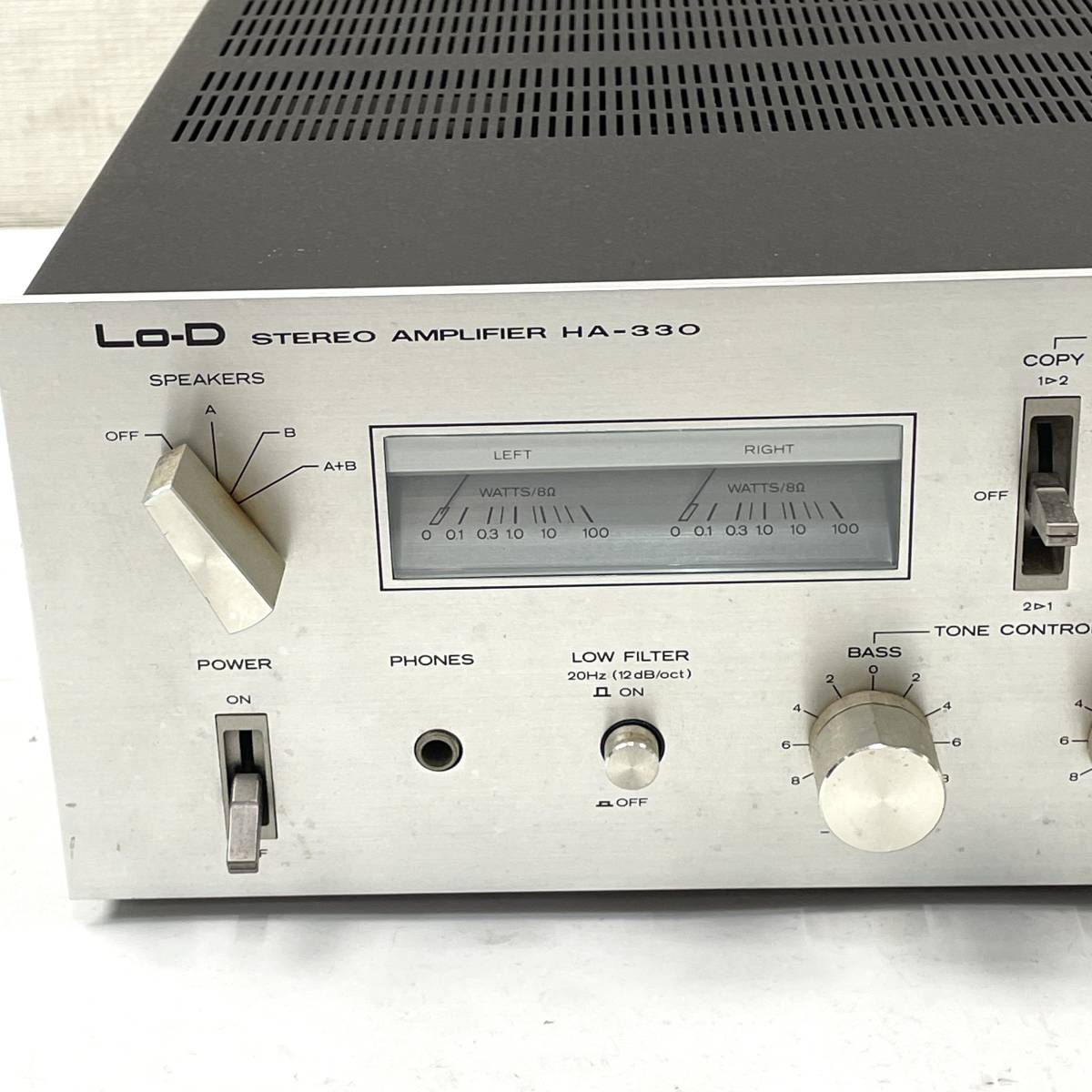 希少・￥39,800・1975年 Lo-D HA-330プリメインアンプ 希少・39 800