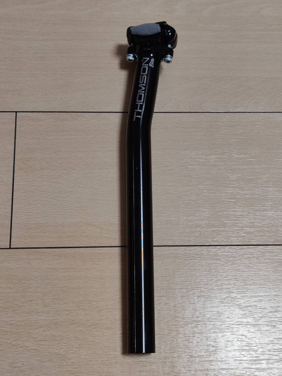 THOMSON ELITE シートポスト セットバック有 27.2mm 330mm ブラック