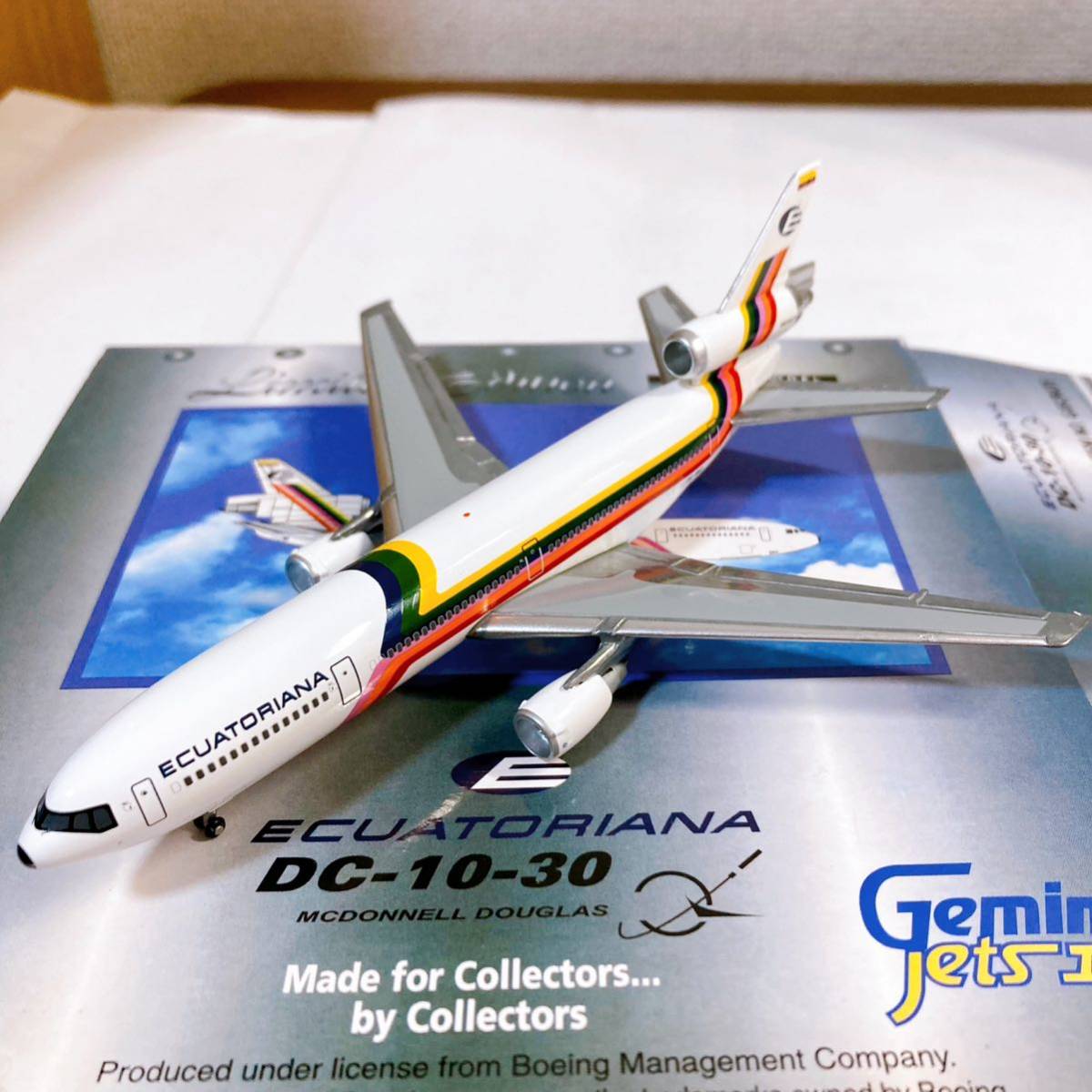 ジェミニ エクアトリアナ航空 DC-10-30 1/400 【エクアドル】 おもちゃ