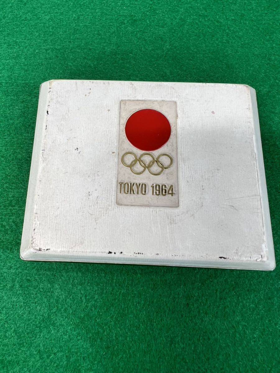 1964年 東京オリンピック銀貨 1000円100円 各1枚 ケース入り 硬貨_1