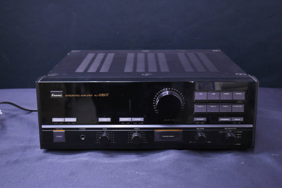 真246【SANSUI/サンスイ】プリメインアンプ『AU-α 607 MOS Limited