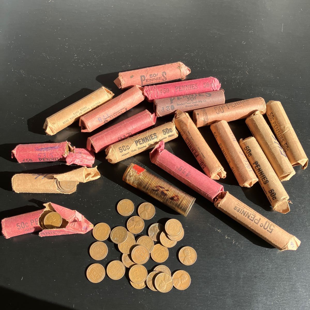 アメリカ 1セント ロール まとめて 古銭 硬貨 コイン リンカーン☆ 8 アメリカ 1セント コイン