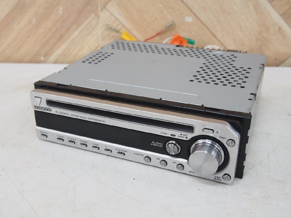 新作，安い ☆【1K1129-27】 KENWOOD ケンウッド CDレシーバー K-CD01 現状品