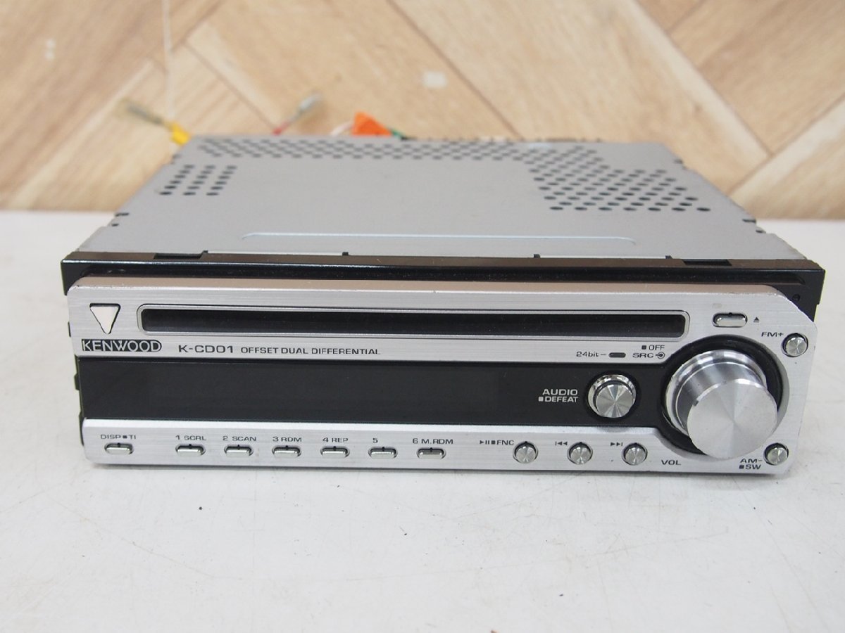 新作，安い ☆【1K1129-27】 KENWOOD ケンウッド CDレシーバー K-CD01 現状品
