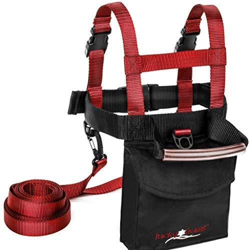 Lucky BUMS ラッキーバムス スキー スノーボード トレーナー レッド 新品　ジュニア キッズ 練習用 補助器具 ハーネス