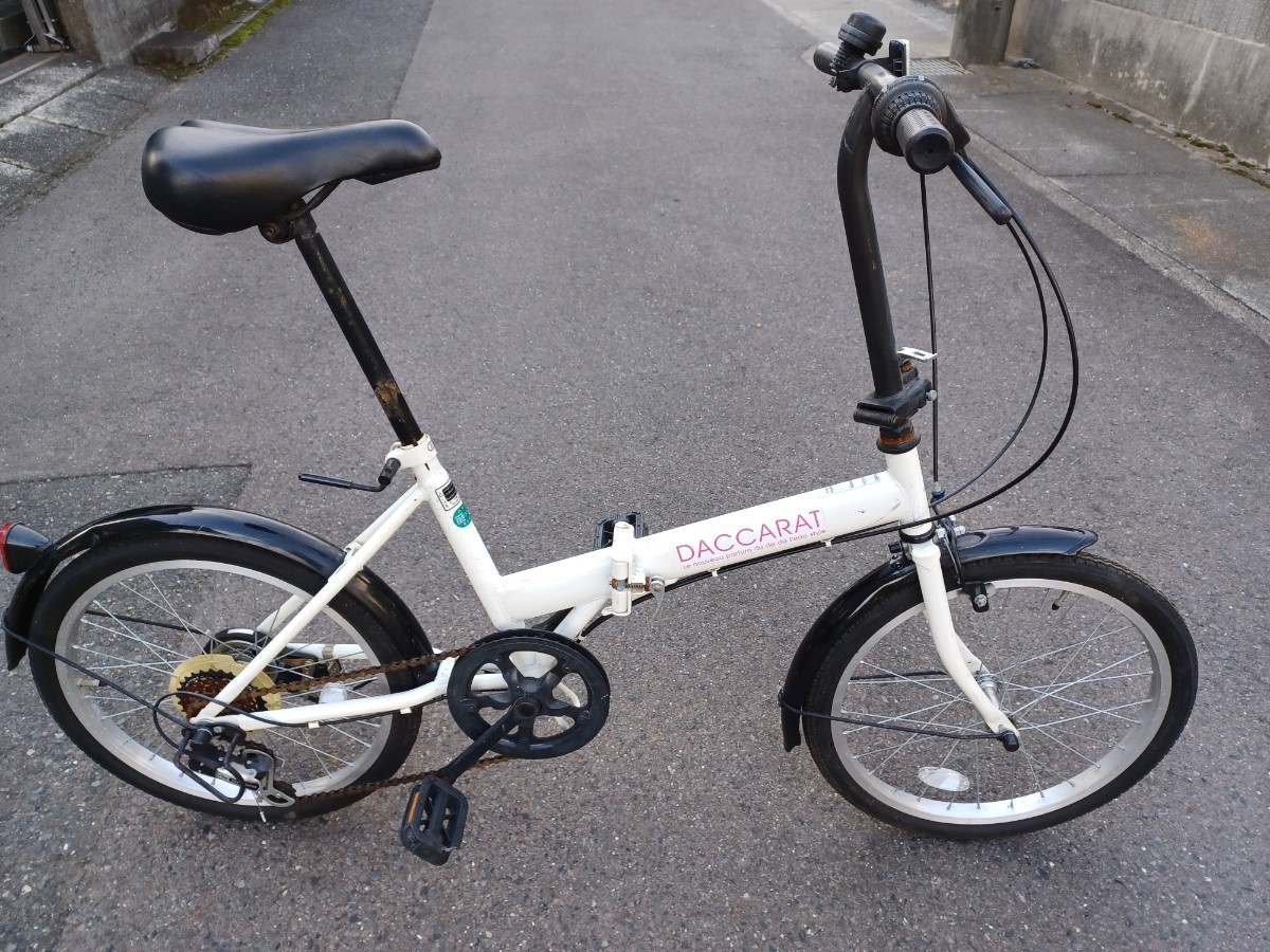 Daccarat ダカラ 折りたたみ自転車 20インチ 6段変速 20インチ