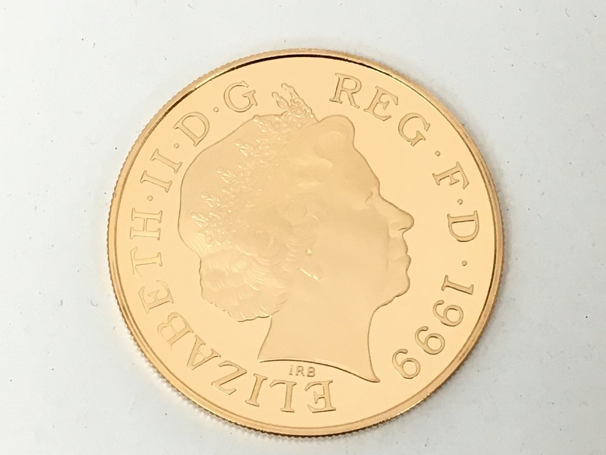 希少 ダイアナ妃追悼記念 5ポンド 金貨 メモリアルコイン ROYAL MINT 