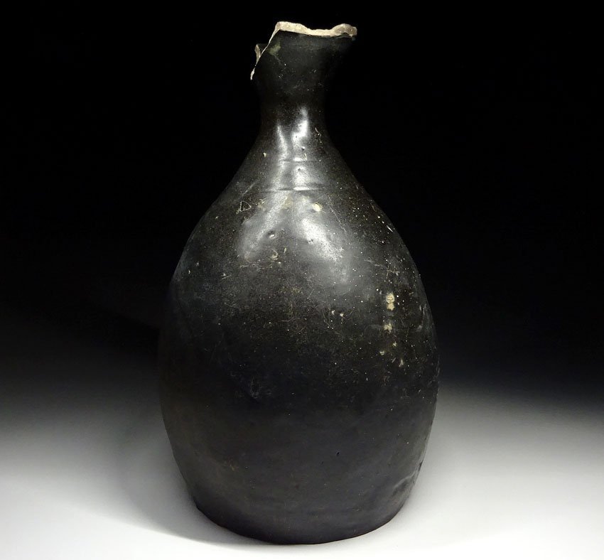 李朝黒高麗徳利