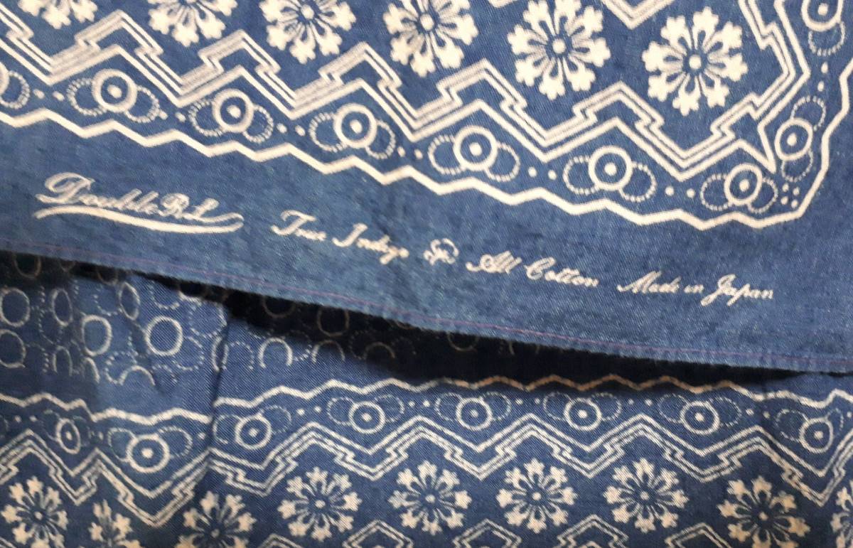 中古】RRL ダブルアールエル ストール インディゴ Made in Japan