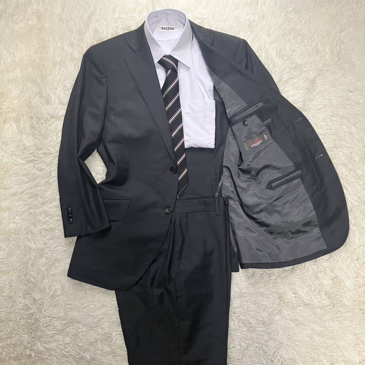 最高級TROFEO「Ermenegildo Zegna/ゼニア」極上素材 優雅な艶感 スーツ