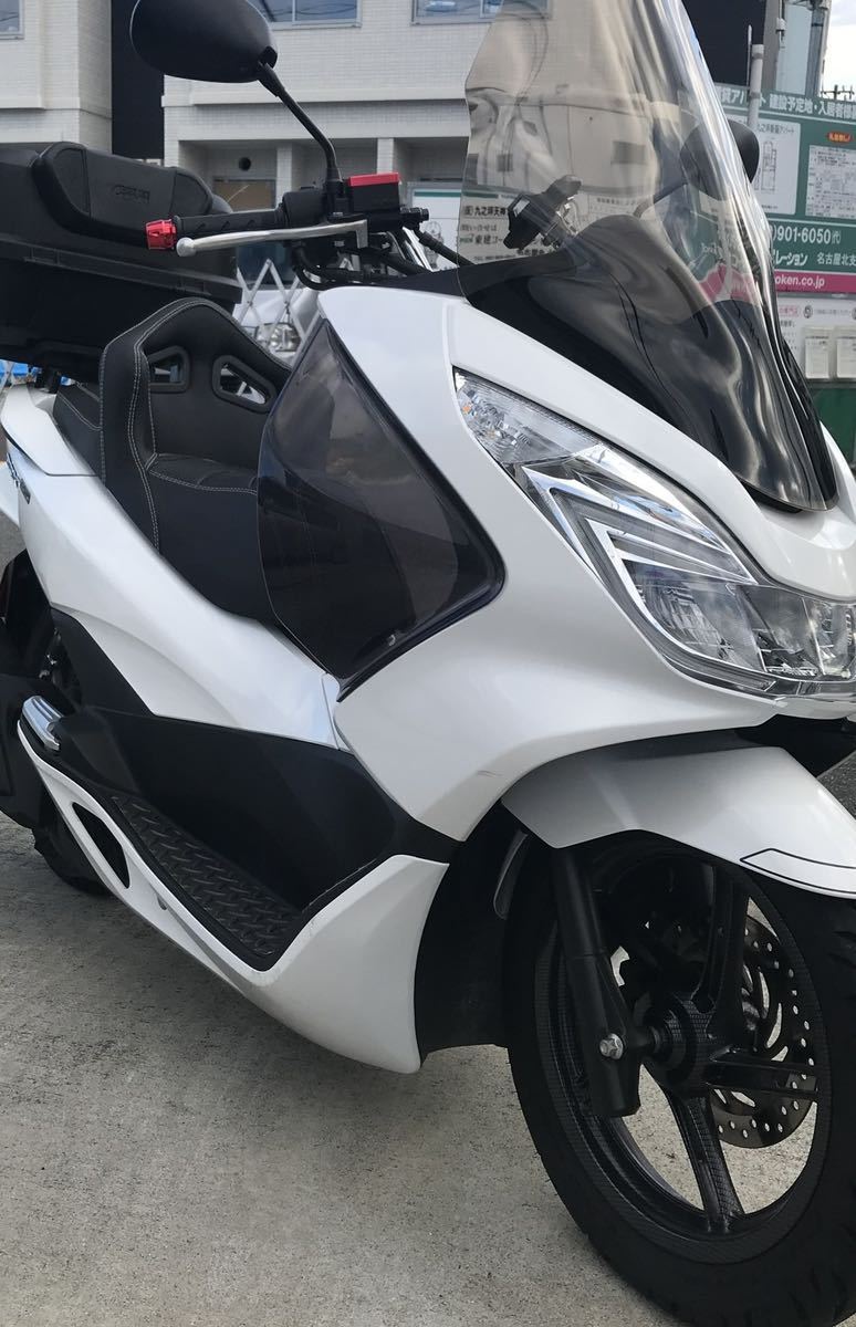 送料無料！　中古　PCX125 JF56 サイドバイザー　スモーク