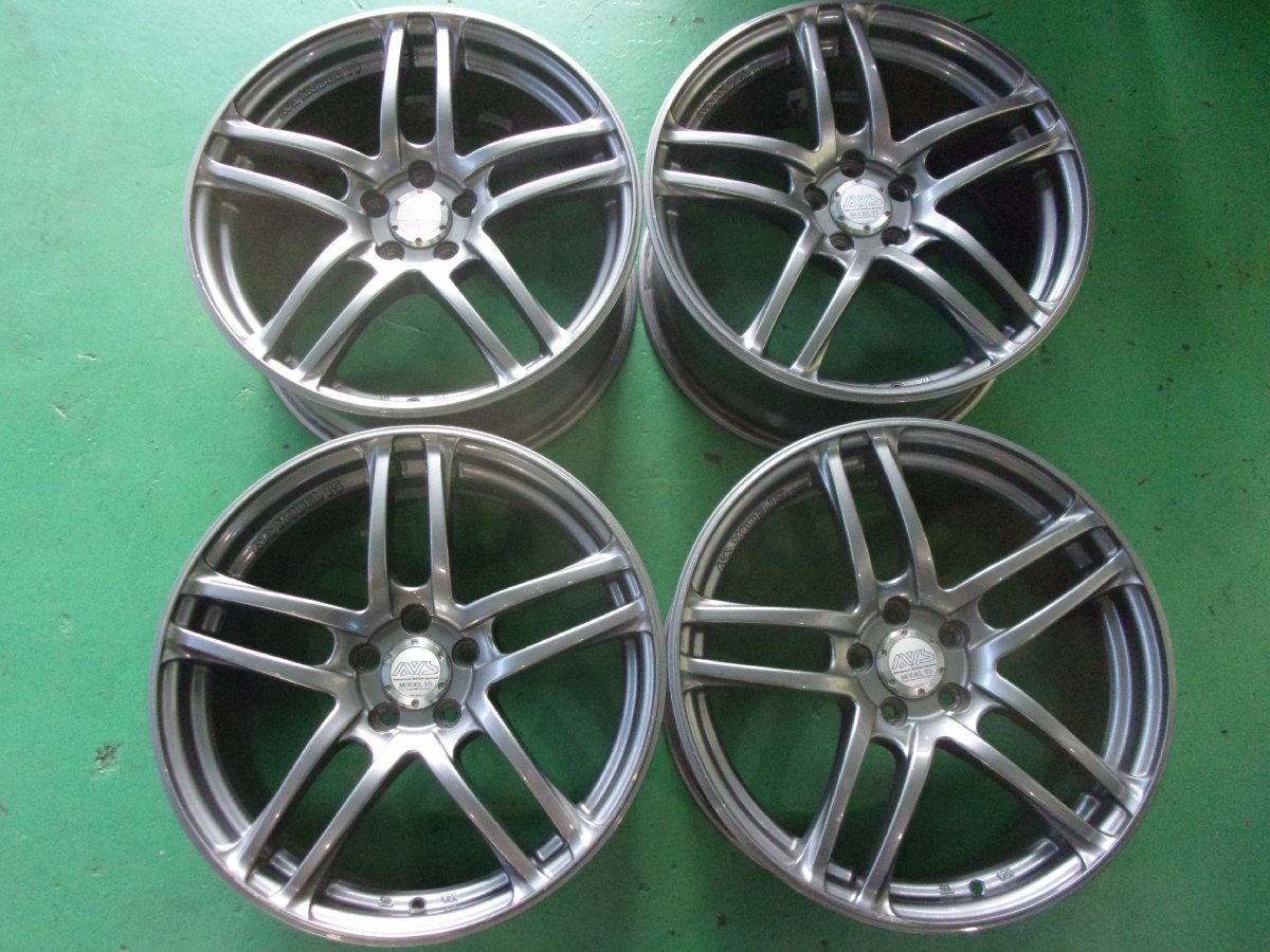 4本セット！希少 ヨコハマ AVS MODEL5 17インチ PCD114.3 7J +45 