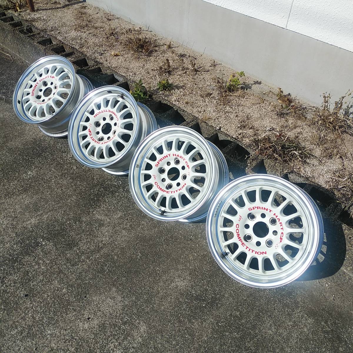 スプリントハート CP-R 15インチ 6.5J 114.3 4本 軽量 ミラージュ エボ 
