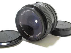 Canon 二量体 New FD 28mm f2.8 MF 一眼カメラレンズ フード付