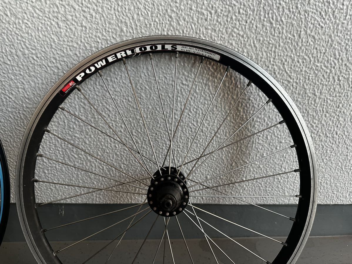KHS - 20インチ 美良品 | F-20R純正 パワーツール 20inch 406ホイール完組 ミニベロ ケーエイチエス 0 F20-R メルカリ クロモリフレーム KuwaharaCycle