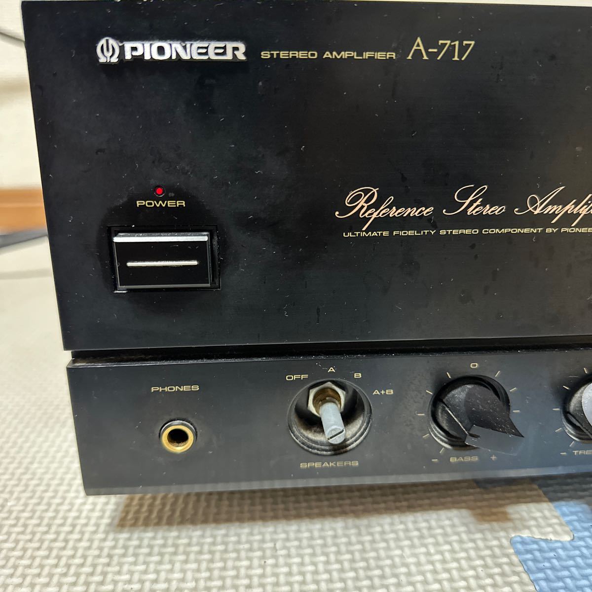 Pioneer A-717 パイオニア ステレオプリメインアンプ ジャンク A-717
