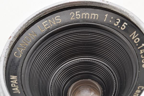 25mm F3.5 Lマウント Canon キヤノン L39 LENS CANON レンズ f3.5